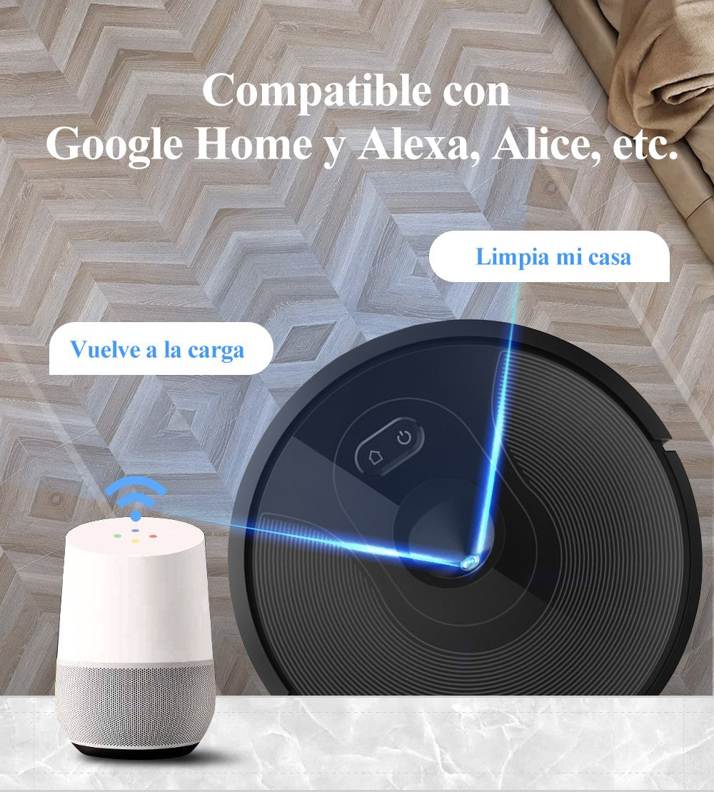 Robot aspirador ABIR X6PRO, sistema Smart Eye, aplicación No-Go Lines, línea Vir