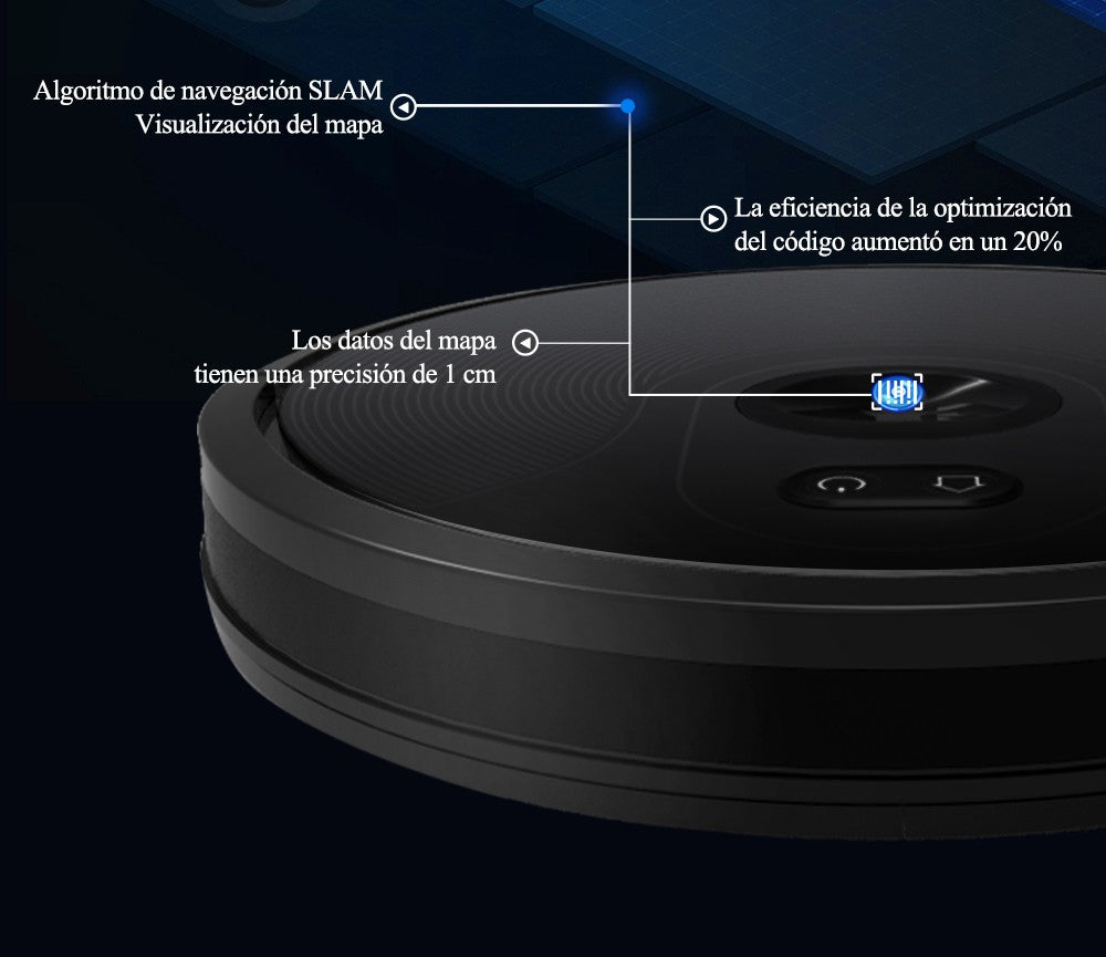 Robot aspirador ABIR X6PRO, sistema Smart Eye, aplicación No-Go Lines, línea Vir