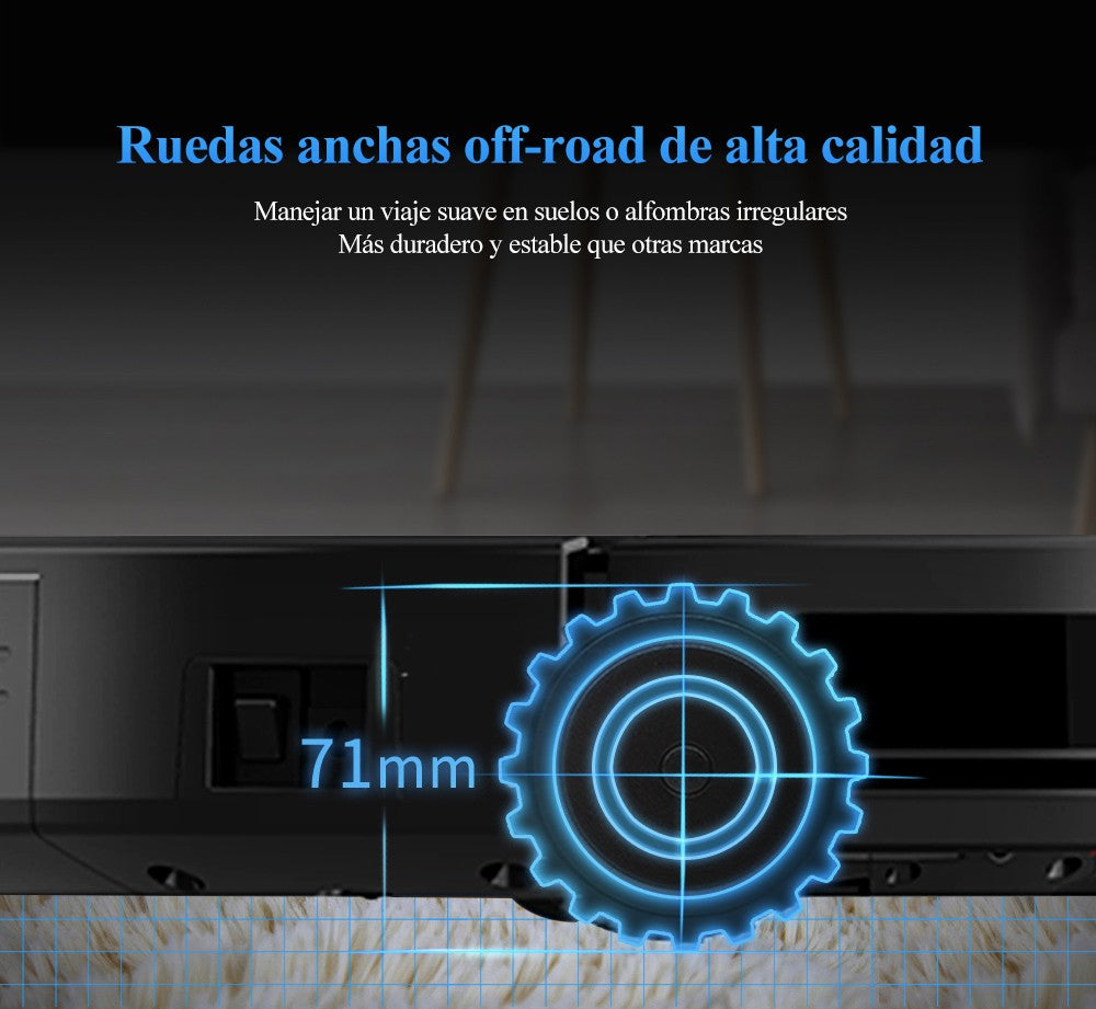 Robot aspirador ABIR X6PRO, sistema Smart Eye, aplicación No-Go Lines, línea Vir